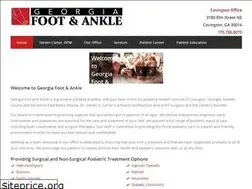Sites similar to georgiafootandankle.com