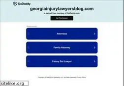 Sites similar to georgiainjurylawyersblog.com