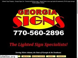 Sites similar to georgiasigns.com