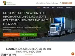 Sites similar to georgiatrucktax.info