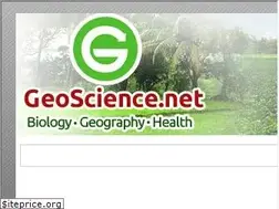 Sites similar to geoscience.net