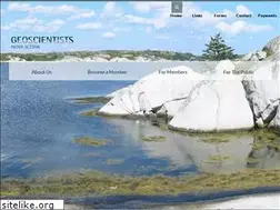 Sites similar to geoscientistsns.ca