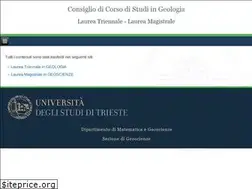 Sites similar to geoscienze.units.it