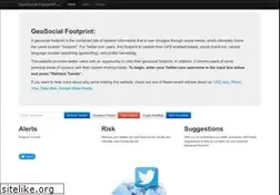 Sites similar to geosocialfootprint.com