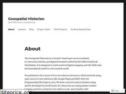 Sites similar to geospatialhistorian.wordpress.com