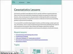 Sites similar to geostatisticslessons.com