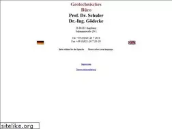 Sites similar to geotechnisches-buero.de