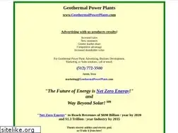 Sites similar to geothermalpowerplants.com