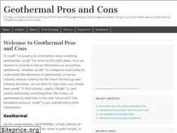 Sites similar to geothermalprosandcons.net
