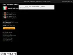 Sites similar to geotraceroute.com