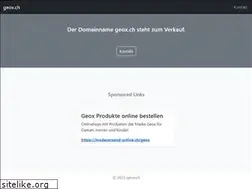 Sites similar to geox.ch