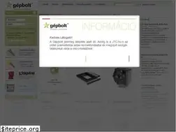 Sites similar to gepbolt.hu