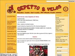 Sites similar to gepetto-velos.com