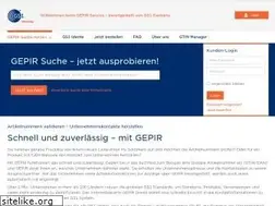 Sites similar to gepir.de