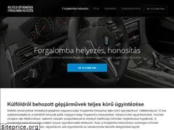 Sites similar to gepjarmu-forgalomba-helyezes.hu