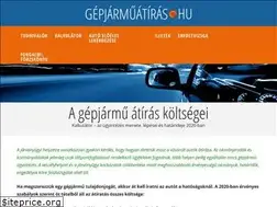 Sites similar to gepjarmuatiras.hu