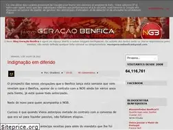 Sites similar to geracaobenfica.blogspot.com
