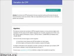 Sites similar to geracpf.com