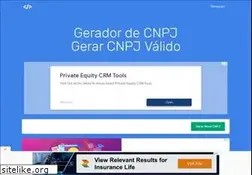 Sites similar to geradorcnpj.com