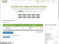 Sites similar to geradorcodigodebarras.com.br