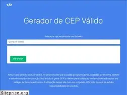 Sites similar to geradordecep.com.br