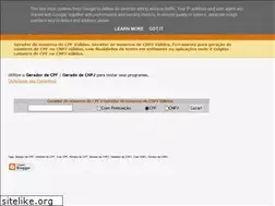 Sites similar to geradordecpf.blogspot.com