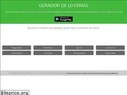Sites similar to geradordeloterias.com.br