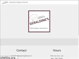 Sites similar to geraldinesbakeryavl.com
