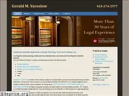 Sites similar to geraldyaroslowlaw.com