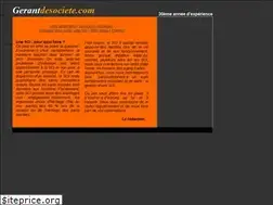 Sites similar to gerantdesociete.com