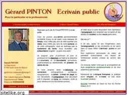 Sites similar to gerardpinton-ecrivainpublic.fr