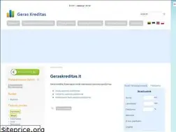 Sites similar to geraskreditas.lt