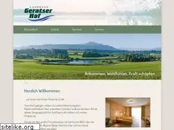 Sites similar to geratser-hof.de