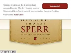 Sites similar to gerberei-sperr.de