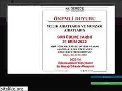 Sites similar to geredetso.org.tr