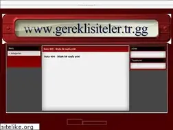 Sites similar to gereklisiteler.tr.gg