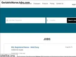 Sites similar to geriatricnursejobs.com