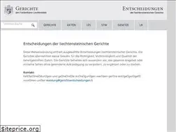 Sites similar to gerichtsentscheide.li