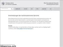 Sites similar to gerichtsentscheidungen.li