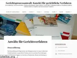 Sites similar to gerichtsprozessanwalt.de
