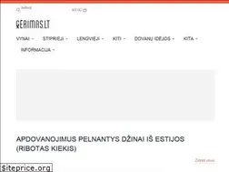 Sites similar to gerimas.lt