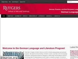 Sites similar to german.rutgers.edu