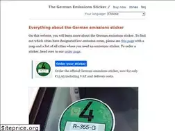 Sites similar to germanemissionssticker.com