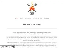 Sites similar to germanfoodblogs.de