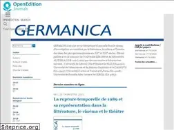 Sites similar to germanica.revues.org