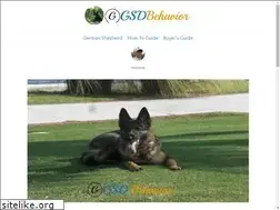 Sites similar to germanshepherdbehavior.com