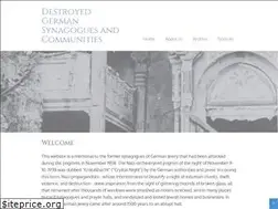 Sites similar to germansynagogues.com