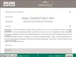 Sites similar to gernalm.at