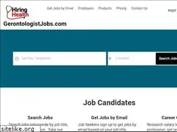 Sites similar to gerontologistjobs.com