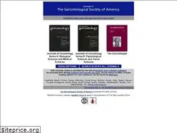 Sites similar to gerontologyjournals.org